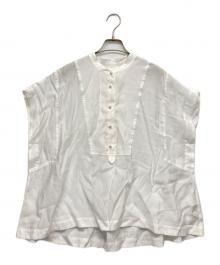 luay（ルアイ）の古着「パール釦フレンチブラウス」｜ホワイト