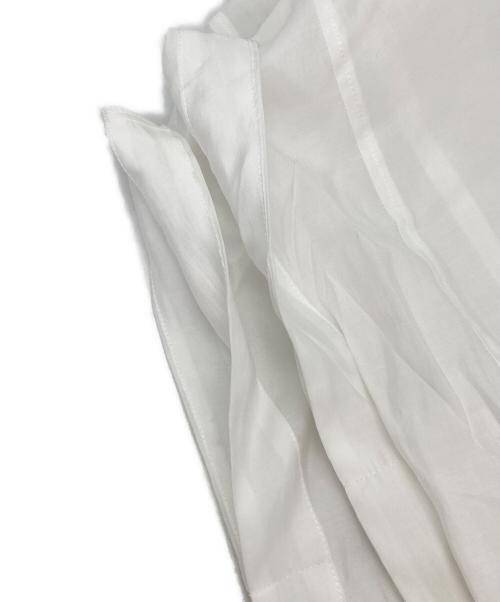 luay（ルアイ）luay (ルアイ) パール釦フレンチブラウス ホワイト サイズ:Fの古着・服飾アイテム