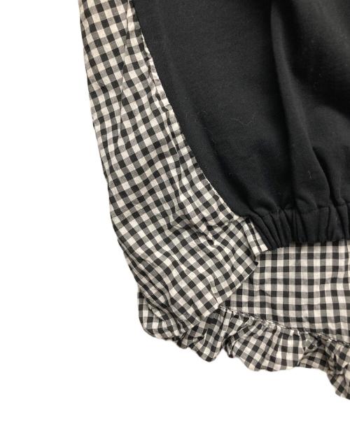 BEARDSLEY（ビアズリー）BEARDSLEY (ビアズリー) うしろぷっくりカットソー ブラック サイズ:Fの古着・服飾アイテム