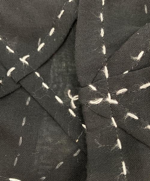 Sybilla（シビラ）Sybilla (シビラ) 刺繍ノースリーブ・キャミソールワンピース ブラック サイズ:Lの古着・服飾アイテム