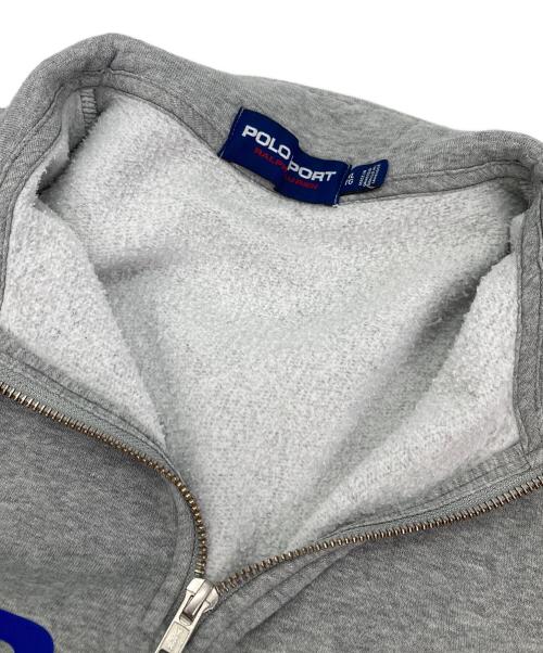 POLO SPORT（ポロスポーツ）POLO SPORT (ポロスポーツ) ハーフジップスウェット グレー サイズ:XLの古着・服飾アイテム