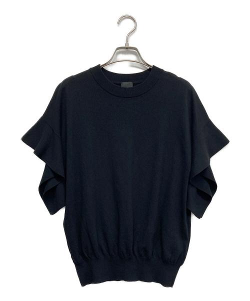 Spick and Span（スピック＆スパン）Spick and Span (スピック＆スパン) 半袖ニット ブラック サイズ:-の古着・服飾アイテム