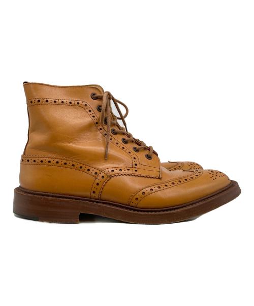 Tricker's（トリッカーズ）Tricker's (トリッカーズ) レースアップブーツ ブラウン サイズ:9 1/2の古着・服飾アイテム