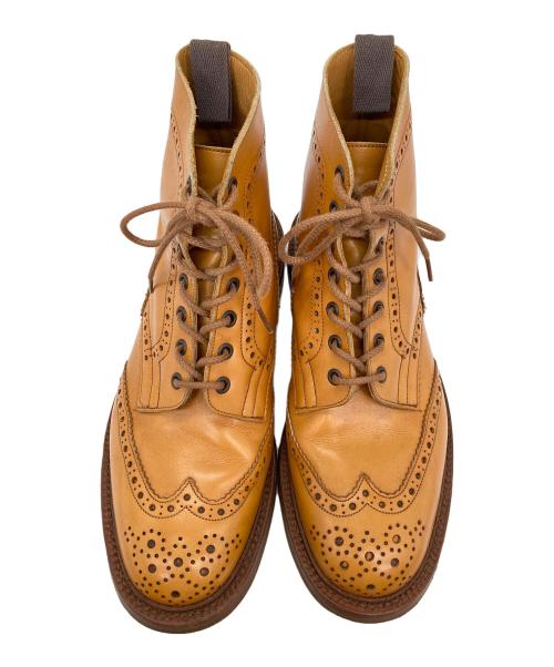 Tricker's（トリッカーズ）Tricker's (トリッカーズ) レースアップブーツ ブラウン サイズ:9 1/2の古着・服飾アイテム