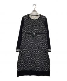 Super Beauty（スーパービューティ）の古着「ニットワンピース」｜ブラック