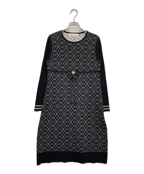 Super Beauty（スーパービューティ）Super Beauty (スーパービューティ) ニットワンピース ブラック サイズ:40の古着・服飾アイテム