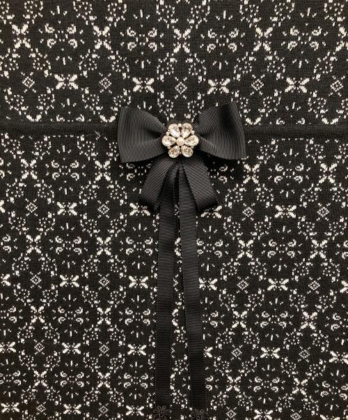 Super Beauty（スーパービューティ）Super Beauty (スーパービューティ) ニットワンピース ブラック サイズ:40の古着・服飾アイテム