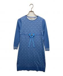 Super Beauty（スーパービューティ）の古着「ニットワンピース」｜ブルー