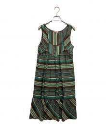 MAX&Co.（マックスアンドコー）の古着「ノースリーブワンピース」｜グリーン