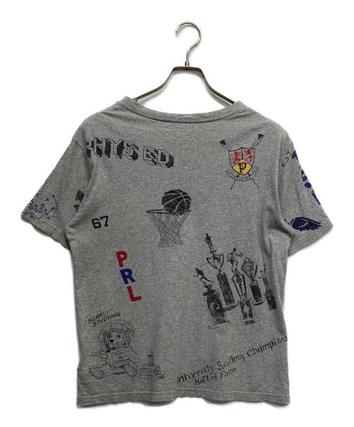 POLO RALPH LAUREN（ポロ・ラルフローレン）POLO RALPH LAUREN (ポロ・ラルフローレン) プリントTシャツ グレー サイズ:Lの古着・服飾アイテム