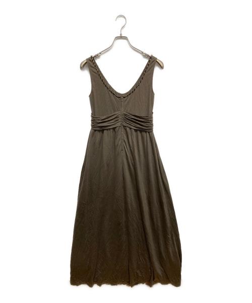 Diagram（ダイアグラム）Diagram (ダイアグラム) ノースリーブワンピース グリーン サイズ:36の古着・服飾アイテム