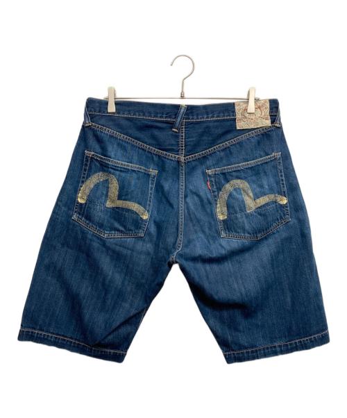 EVISU（エヴィス）EVISU (エヴィス) デニムハーフパンツ インディゴ サイズ:36の古着・服飾アイテム