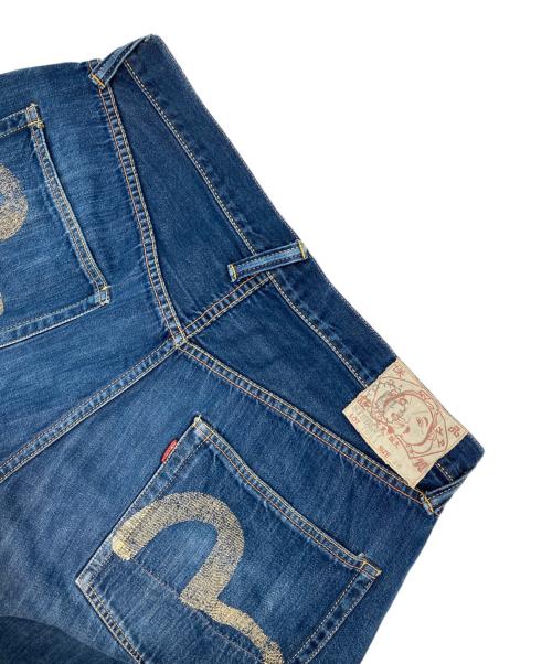 EVISU（エヴィス）EVISU (エヴィス) デニムハーフパンツ インディゴ サイズ:36の古着・服飾アイテム