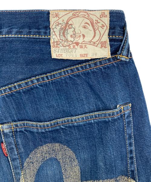 EVISU（エヴィス）EVISU (エヴィス) デニムハーフパンツ インディゴ サイズ:36の古着・服飾アイテム