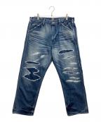 MOMOTARO JEANS桃太郎ジーンズ）の古着「デニムパンツ」｜インディゴ