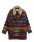 WOOLRICH（ウールリッチ）の古着「ネイティブ柄ショールカラーウールジャケット」｜ブラウン