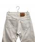 中古・古着 LEVI'S (リーバイス) 90ｓ 501ホワイトデニムパンツ ホワイト サイズ:W31：5000円