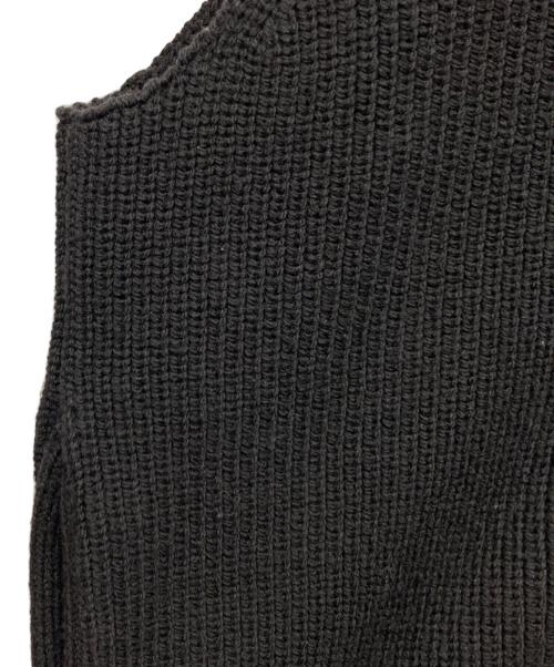 stein（シュタイン）stein (シュタイン) ドライバーズニットベスト ブラック サイズ:Sの古着・服飾アイテム