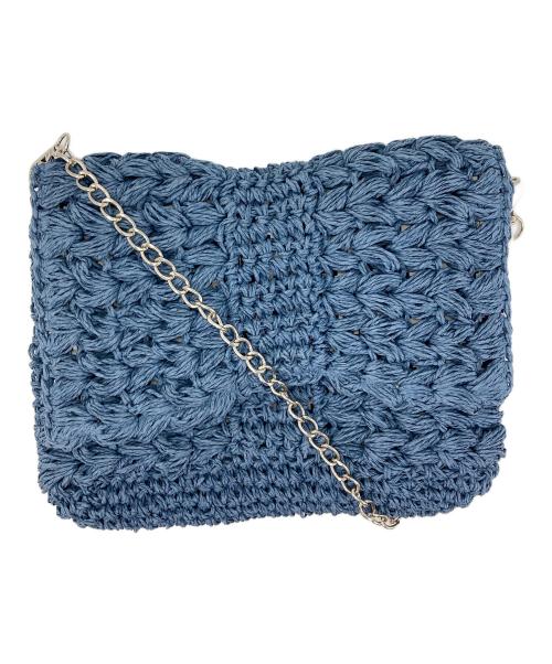 23区（ニジュウサンク）23区 (ニジュウサンク) 2way ペーパー クラッチショルダーバッグ ブルー 未使用品の古着・服飾アイテム