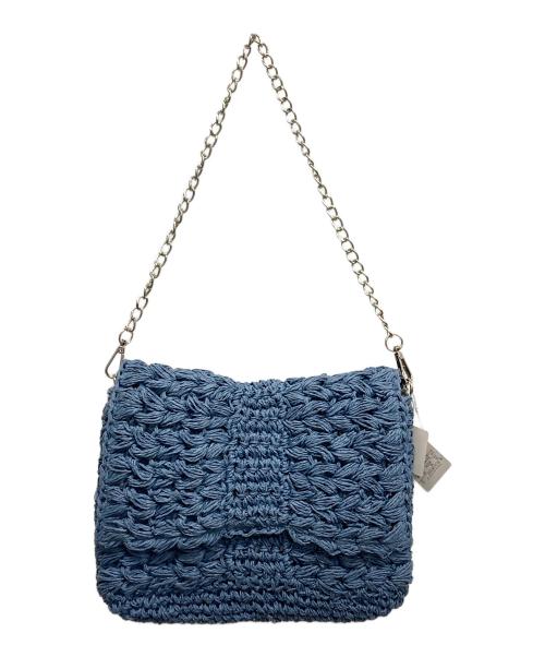 23区（ニジュウサンク）23区 (ニジュウサンク) 2way ペーパー クラッチショルダーバッグ ブルー 未使用品の古着・服飾アイテム