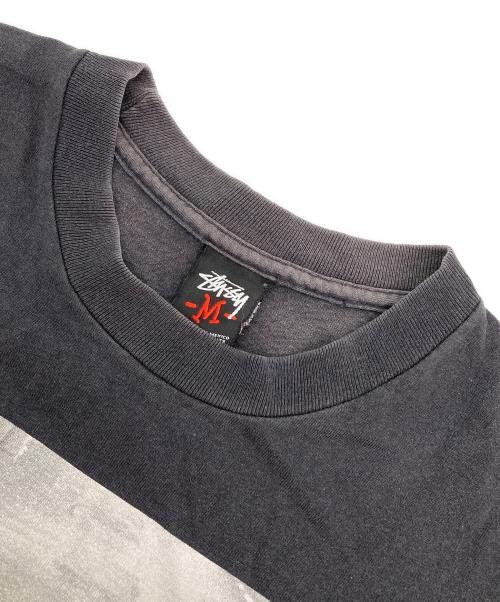 stussy（ステューシー）stussy (ステューシー) Mash S.F. プリントTシャツ ブラック サイズ:Mの古着・服飾アイテム
