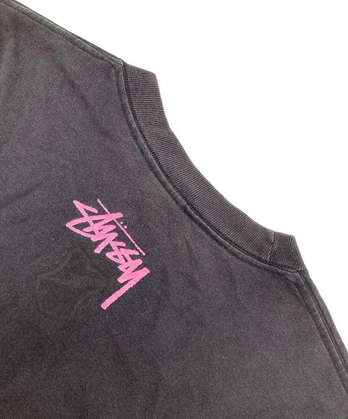 stussy（ステューシー）stussy (ステューシー) Mash S.F. プリントTシャツ ブラック サイズ:Mの古着・服飾アイテム