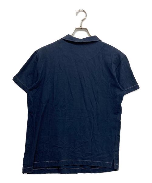 BURBERRY BLACK LABEL（バーバリーブラックレーベル）BURBERRY BLACK LABEL (バーバリーブラックレーベル) ポロシャツ ネイビー サイズ:3の古着・服飾アイテム