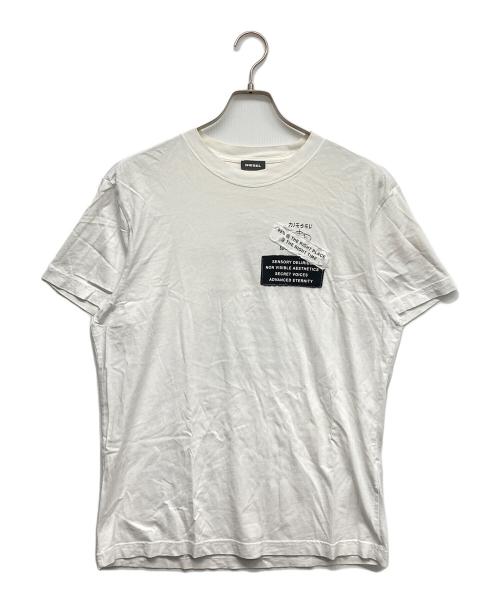 DIESEL（ディーゼル）DIESEL (ディーゼル) プリントTシャツ ホワイト サイズ:Mの古着・服飾アイテム