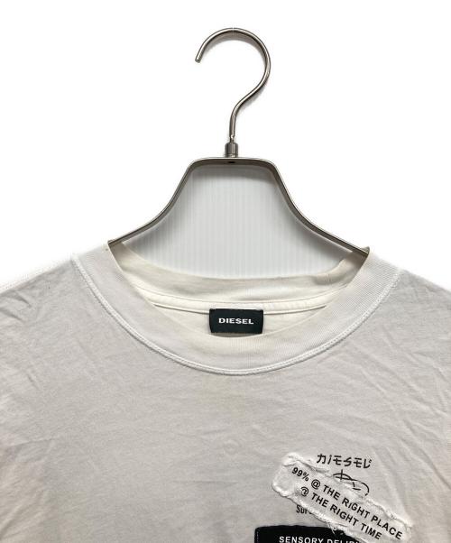 DIESEL（ディーゼル）DIESEL (ディーゼル) プリントTシャツ ホワイト サイズ:Mの古着・服飾アイテム