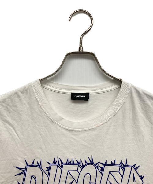 DIESEL（ディーゼル）DIESEL (ディーゼル) プリントTシャツ ホワイト サイズ:Lの古着・服飾アイテム