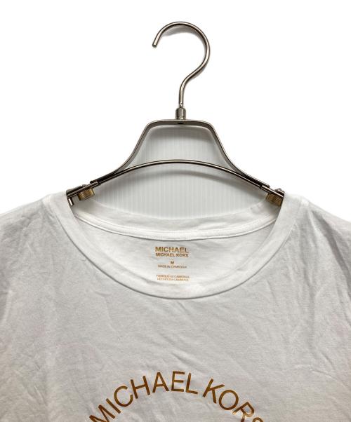 MICHAEL KORS（マイケル・コース）MICHAEL KORS (マイケルコース) プリントTシャツ ホワイト サイズ:Mの古着・服飾アイテム