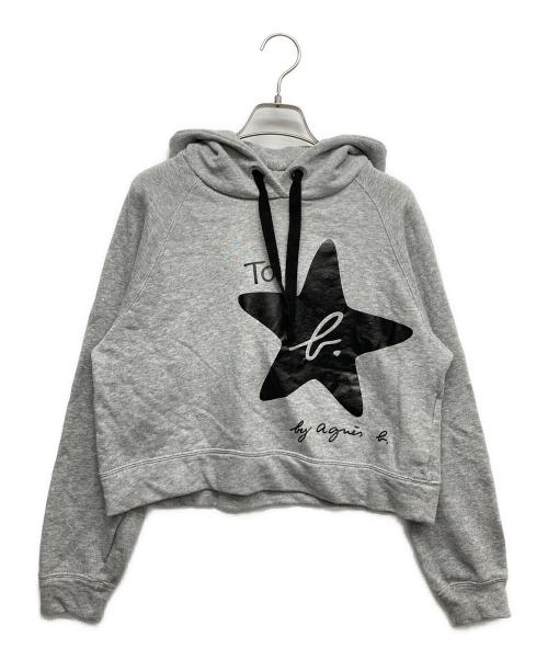 To b. by agnes b.（トゥービー バイ アニエスベー）To b. by agnes b. (トゥービー バイ アニエスベー) プルオーバーパーカー グレー サイズ:38の古着・服飾アイテム