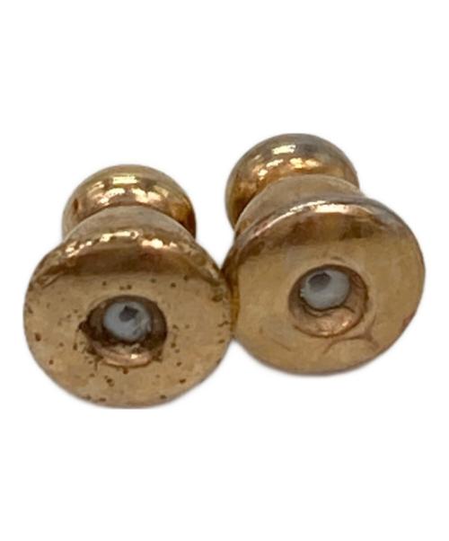 Ferragamo（フェラガモ）Ferragamo (フェラガモ) ガンチーニクリスタルゴールドピアス ゴールドの古着・服飾アイテム