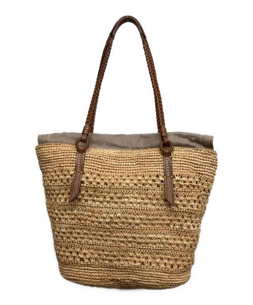 genten（ゲンテン）genten (ゲンテン) アウストロラフィア カゴバッグ ベージュの古着・服飾アイテム