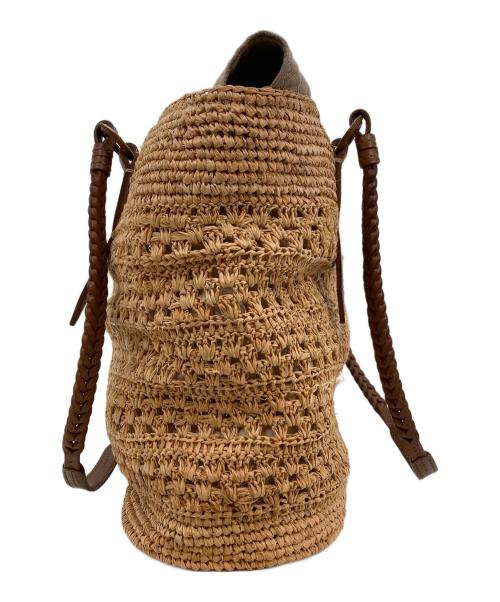 genten（ゲンテン）genten (ゲンテン) アウストロラフィア カゴバッグ ベージュの古着・服飾アイテム