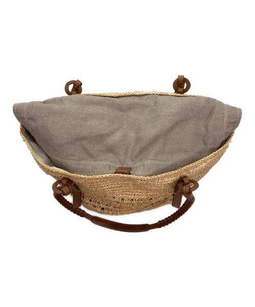genten（ゲンテン）genten (ゲンテン) アウストロラフィア カゴバッグ ベージュの古着・服飾アイテム
