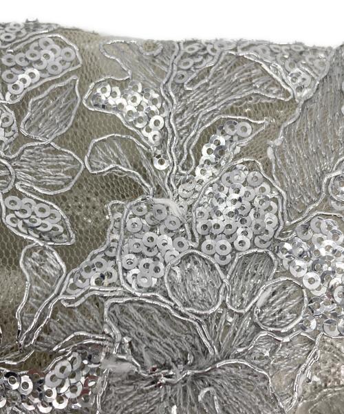 TADASHI SHOJI（タダシ ショージ）TADASHI SHOJI (タダシ ショージ) ビジューワンピース ホワイト サイズ:2の古着・服飾アイテム