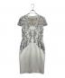 TADASHI SHOJI (タダシ ショージ) ビジューワンピース ホワイト サイズ:2：8000円