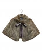 M'S GRACYエムズグレイシー）の古着「ラビットファーボレロ」｜ベージュ