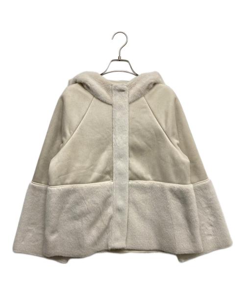 any Sis（エニィスィス）any Sis (エニィスィス) Luxuryフェイクムートン コート ベージュ サイズ:2の古着・服飾アイテム