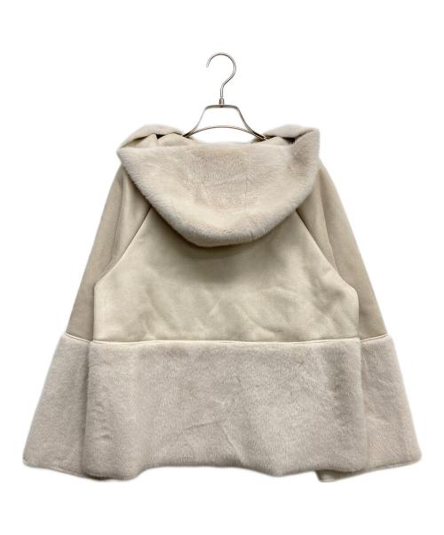 any Sis（エニィスィス）any Sis (エニィスィス) Luxuryフェイクムートン コート ベージュ サイズ:2の古着・服飾アイテム