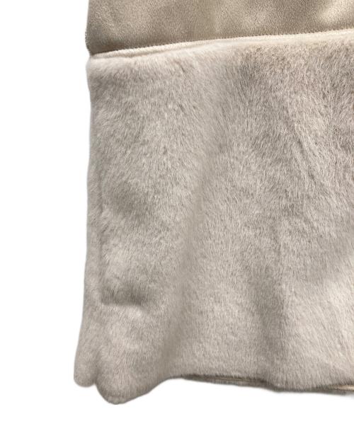 any Sis（エニィスィス）any Sis (エニィスィス) Luxuryフェイクムートン コート ベージュ サイズ:2の古着・服飾アイテム