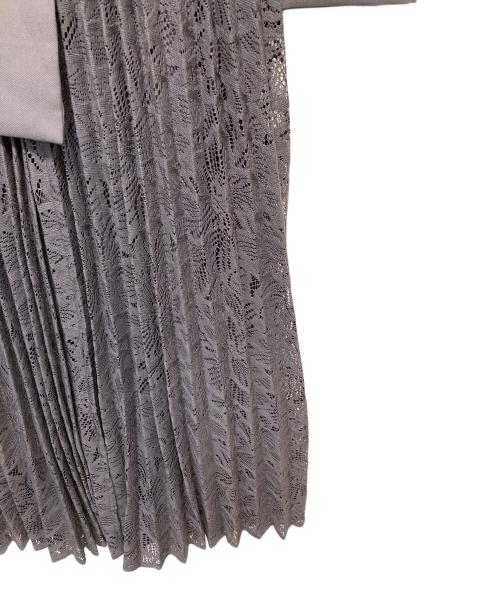 Snidel（スナイデル）Snidel (スナイデル) スイッチングレースドレス パープルの古着・服飾アイテム