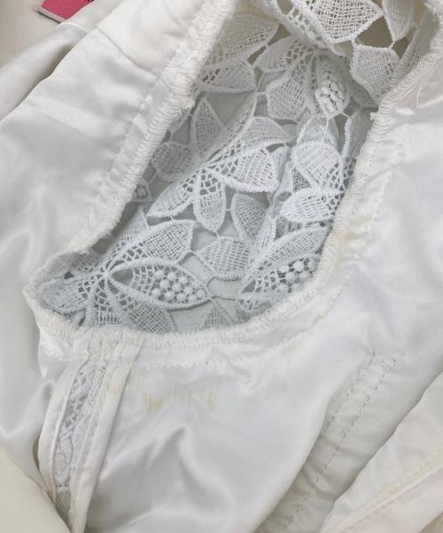 Kate Spade（ケイトスペード）Kate Spade (ケイトスペード) レースワンピース ホワイトの古着・服飾アイテム