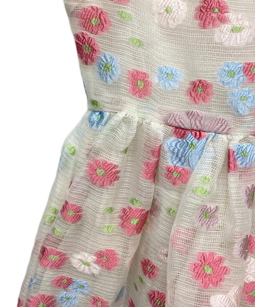 RED VALENTINO（レッドヴァレンティノ）RED VALENTINO (レッドヴァレンティノ) ノースリーブワンピース ピンク サイズ:40の古着・服飾アイテム