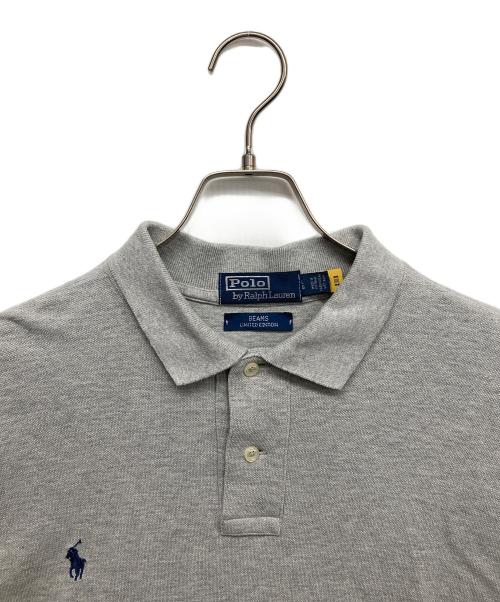 POLO RALPH LAUREN（ポロ・ラルフローレン）POLO RALPH LAUREN (ポロ・ラルフローレン) BEAMS (ビームス) 別注ポロシャツ グレー サイズ:Lの古着・服飾アイテム