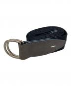 Maison Margielaメゾンマルジェラ）の古着「レザー切替リングベルト」｜ブラック