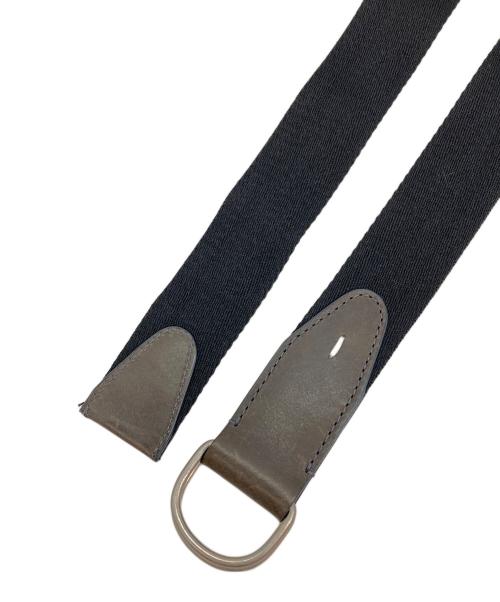 Maison Margiela（メゾンマルジェラ）Maison Margiela (メゾンマルジェラ) レザー切替リングベルト ブラックの古着・服飾アイテム