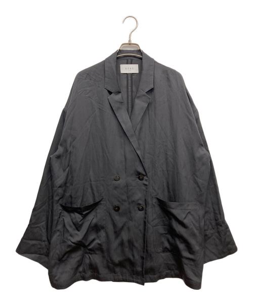 ETRE TOKYO（エトレトウキョウ）ETRE TOKYO (エトレトウキョウ) ダブルブレストエアリージャケット グレー サイズ:Mの古着・服飾アイテム