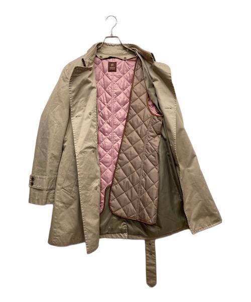 TAKEO KIKUCHI（タケオキクチ）TAKEO KIKUCHI (タケオキクチ) ライナー付コート ベージュ サイズ:4の古着・服飾アイテム